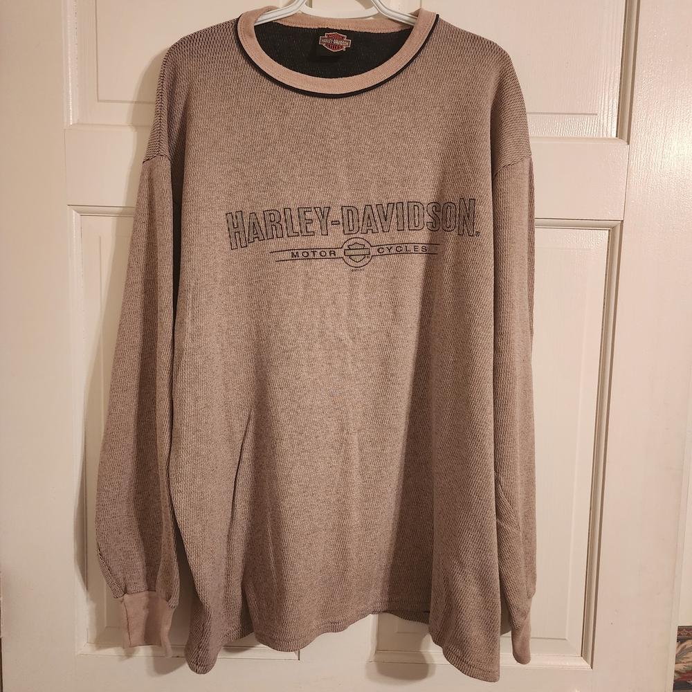 Harley-Davidson Tan Sweatshirt - Picture 2 of 8